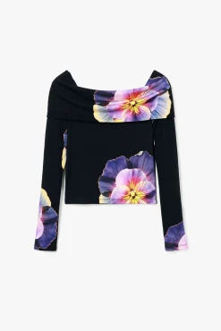Camiseta estampado flores M. Christian Lacroix