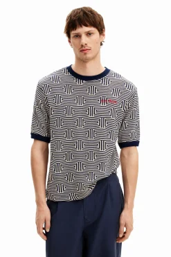 Camiseta estampado geométrico