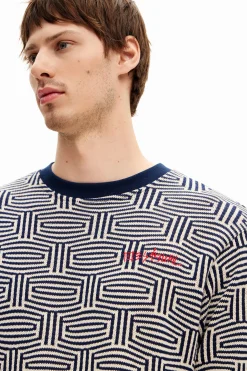 Camiseta estampado geométrico