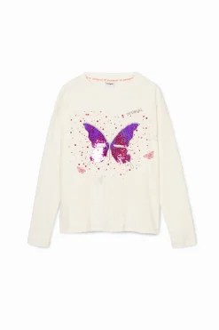 Camiseta estampado mariposa