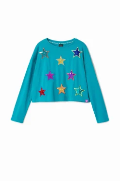 Camiseta estrellas de colores