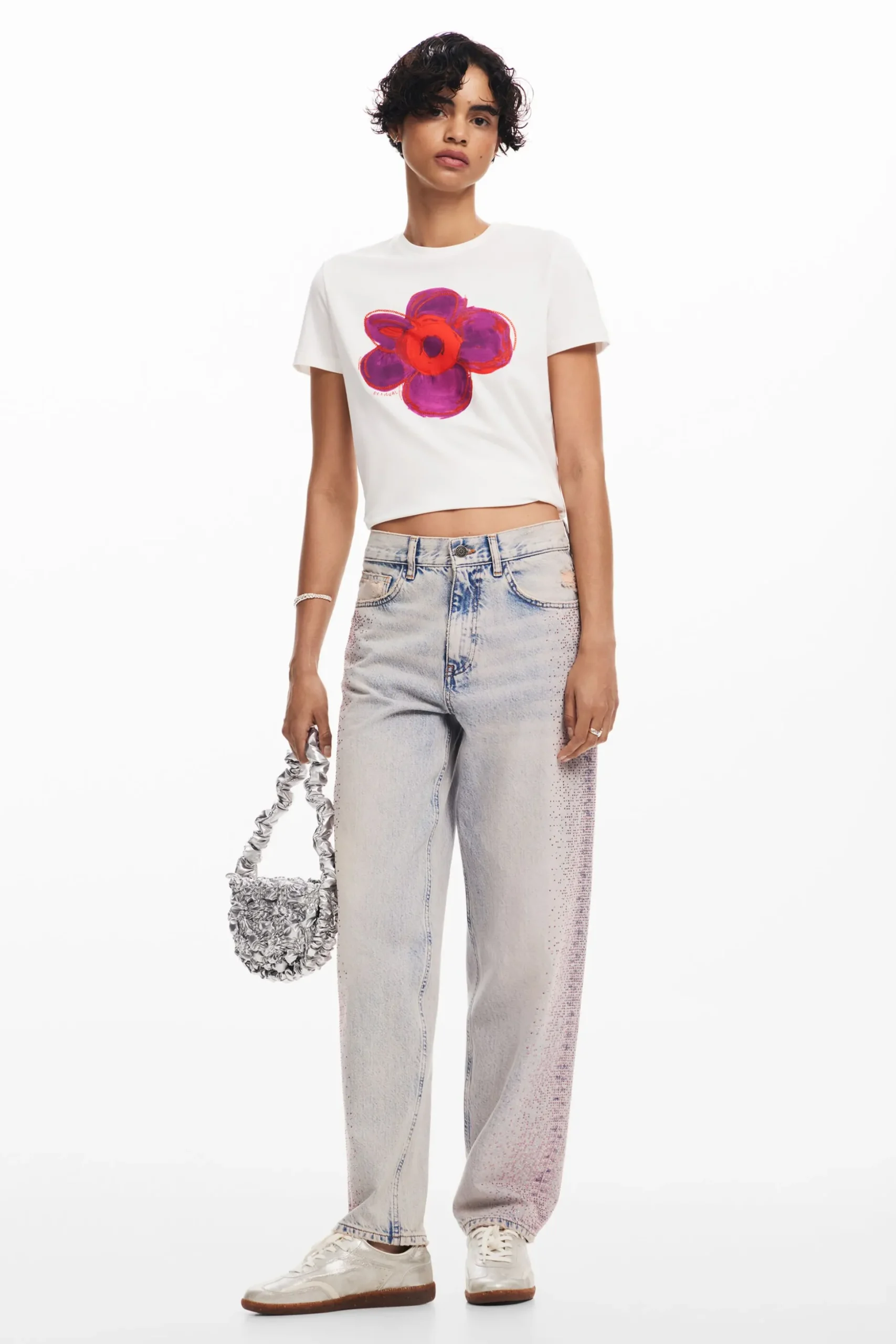 Camiseta flor