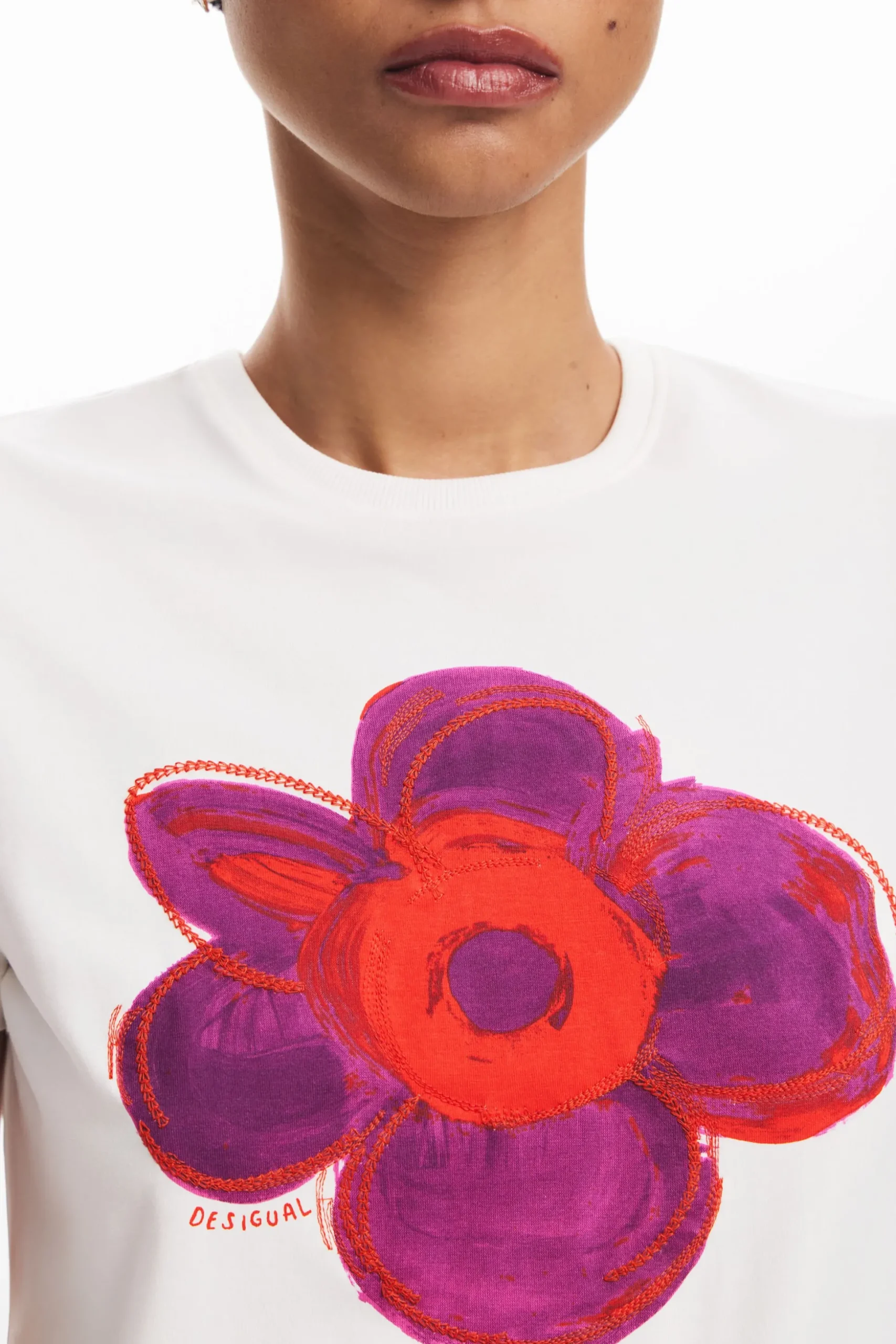 Camiseta flor
