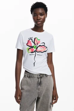 Camiseta flor