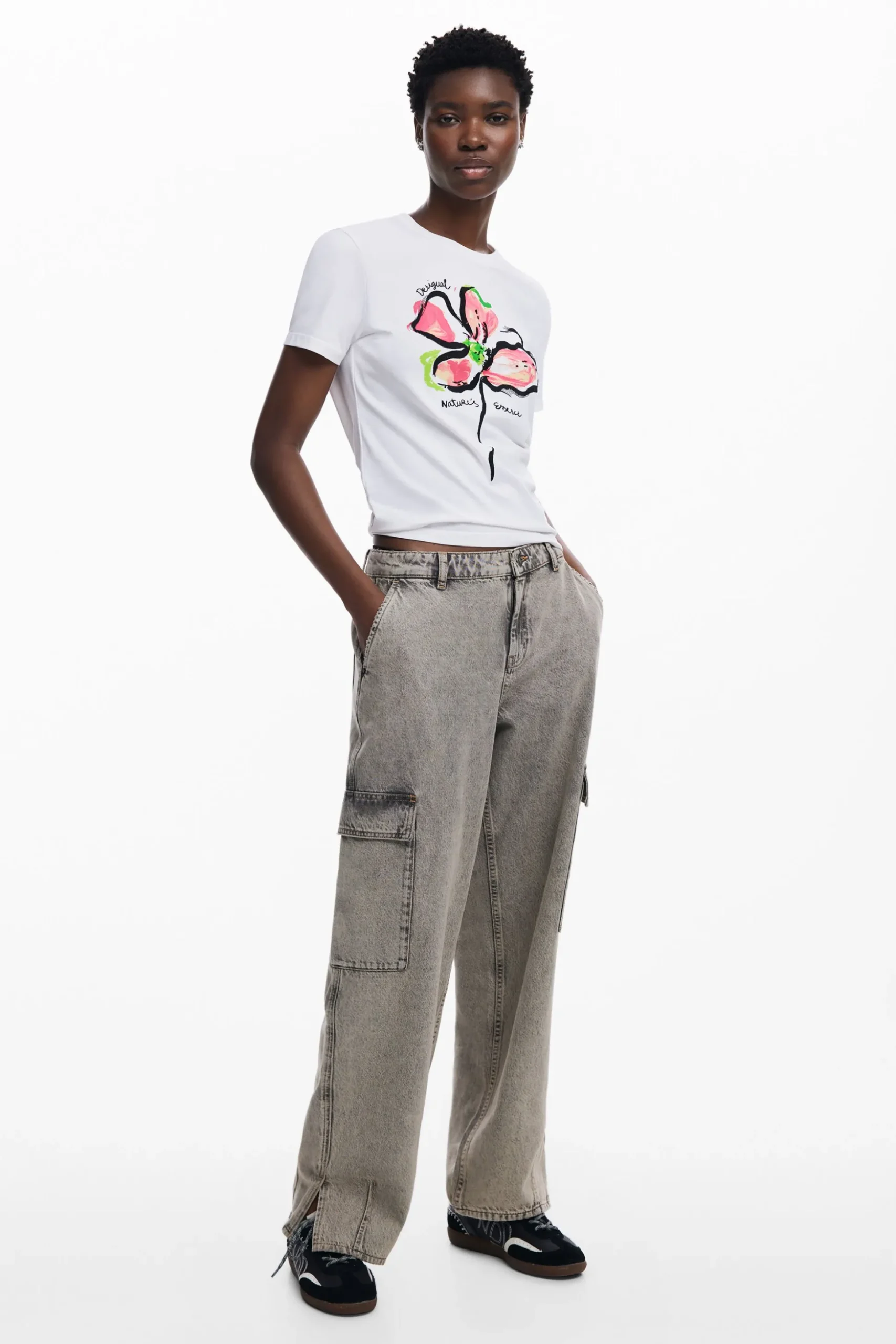 Camiseta flor