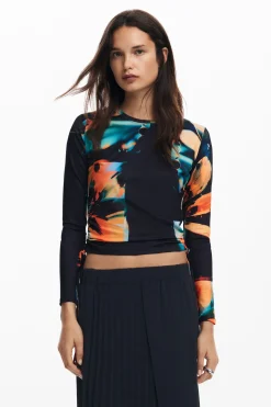 Camiseta flores