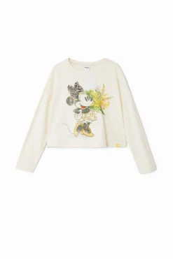 Camiseta flores Minnie Mouse