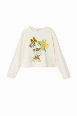 Camiseta flores Minnie Mouse