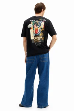 Camiseta ilustración estilo japonés