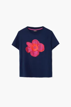 Camiseta ilustración flor
