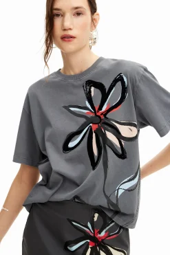 Camiseta ilustración flor
