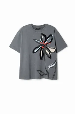 Camiseta ilustración flor