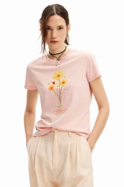 Camiseta ilustración margarita