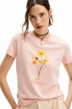 Camiseta ilustración margarita