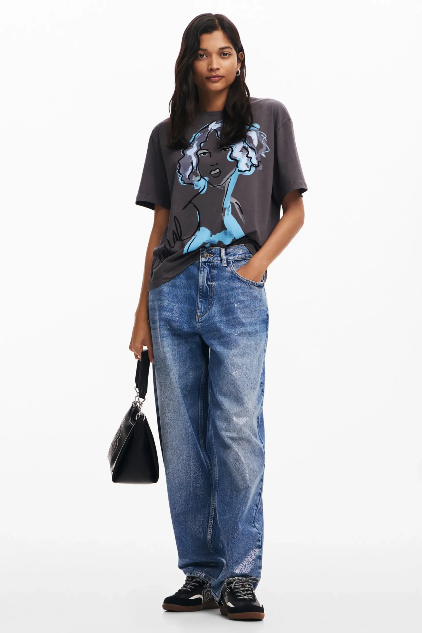 Camiseta ilustración rostro