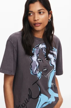 Camiseta ilustración rostro