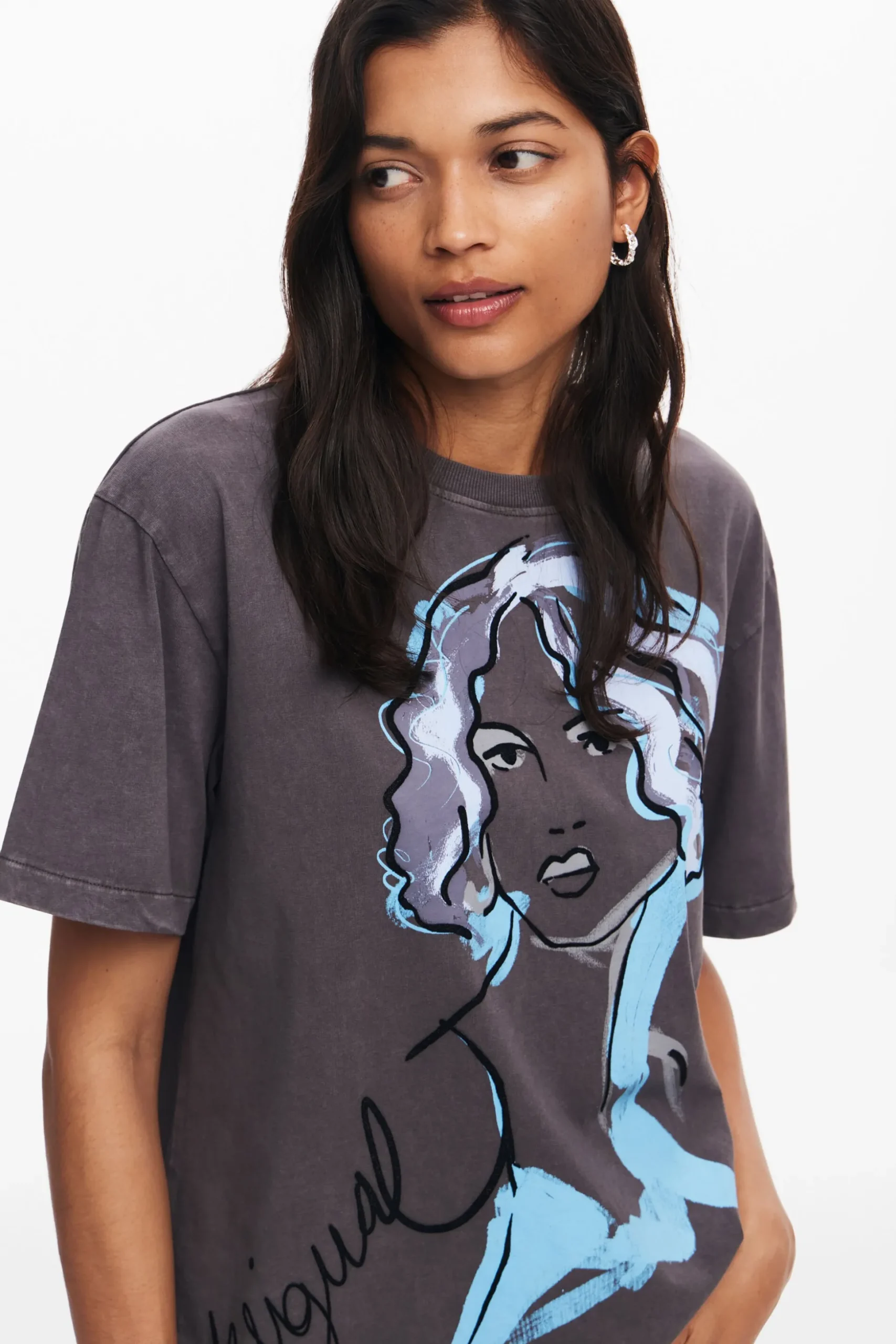 Camiseta ilustración rostro