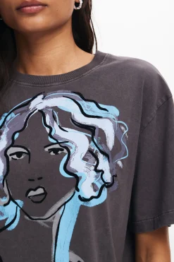 Camiseta ilustración rostro