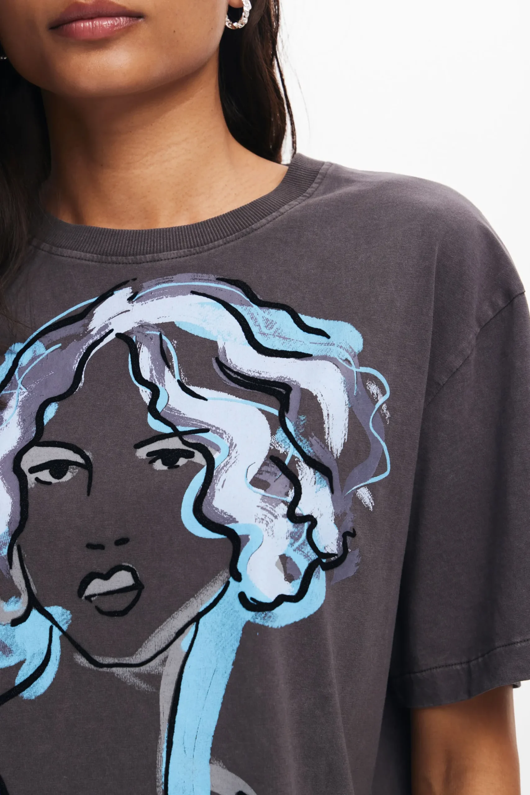 Camiseta ilustración rostro