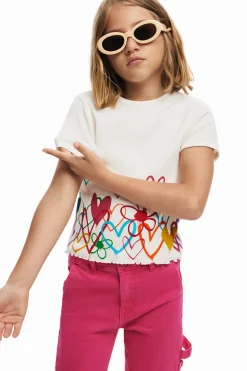 Camiseta ilustraciones corazones
