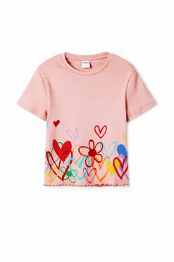 Camiseta ilustraciones corazones