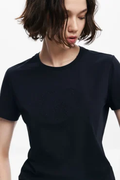 Camiseta imagotipo strass