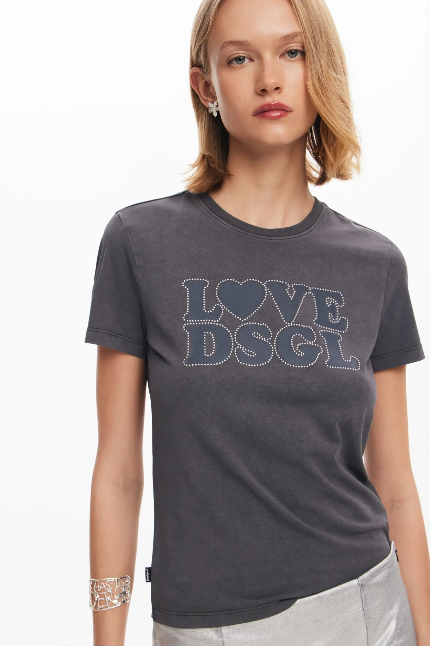 Camiseta lisa texto