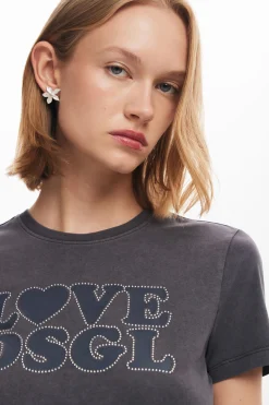 Camiseta lisa texto