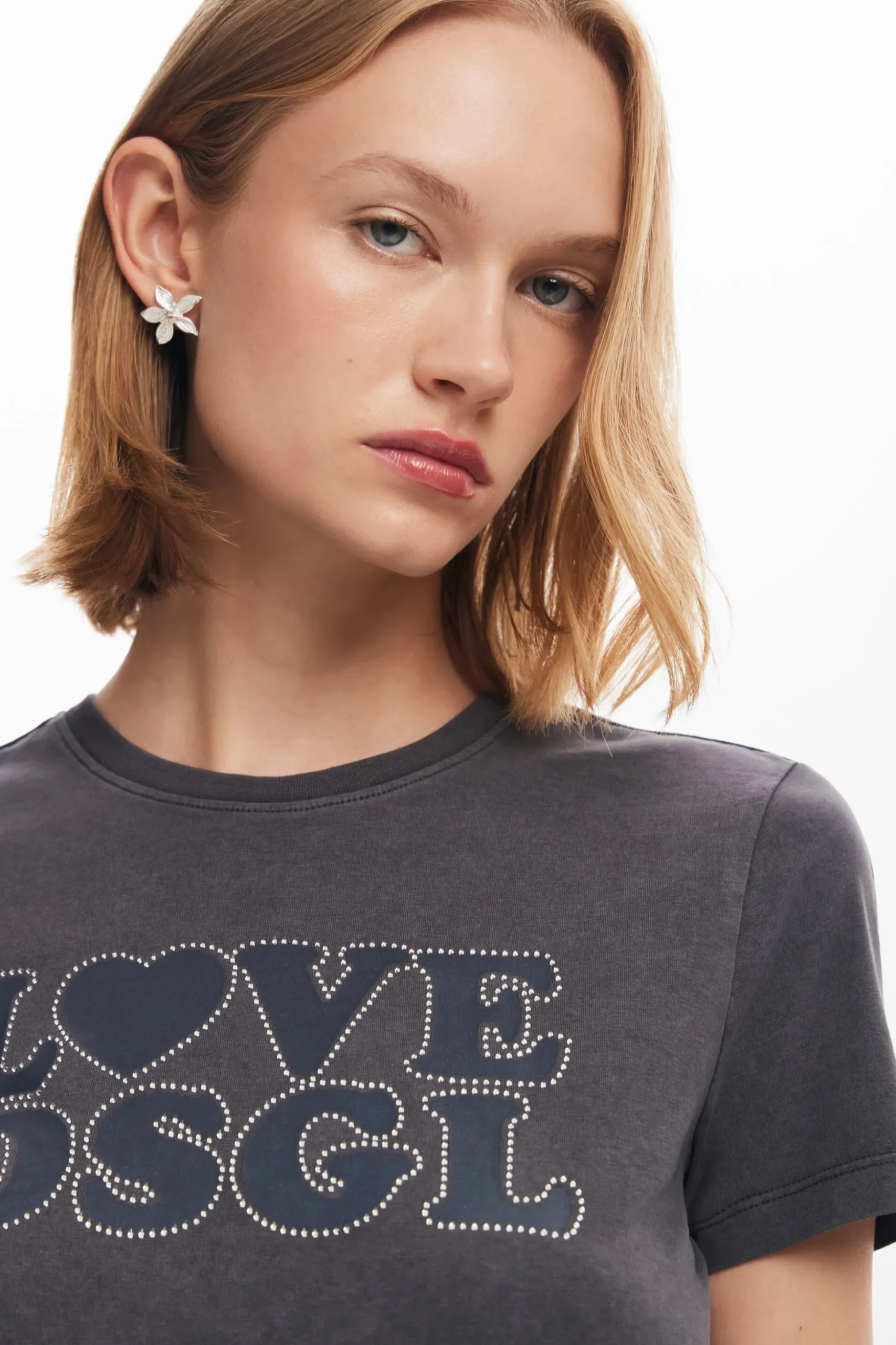 Camiseta lisa texto