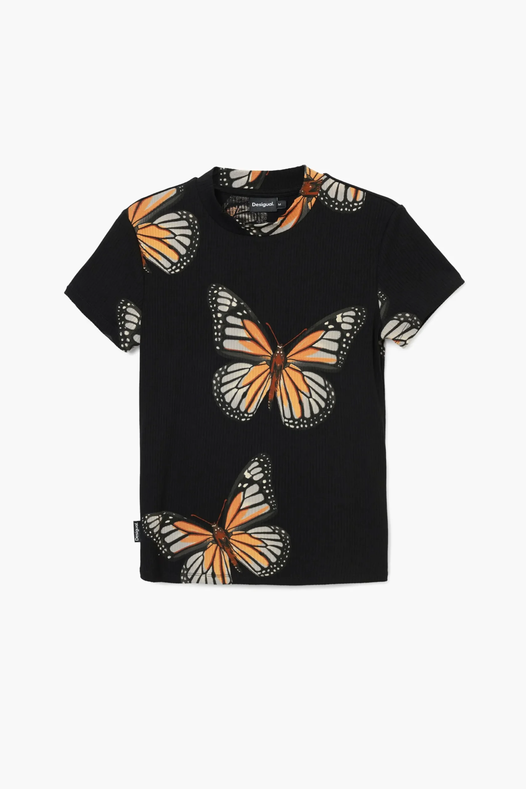 Camiseta manga corta mariposas