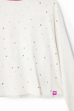 Camiseta manga larga puntos