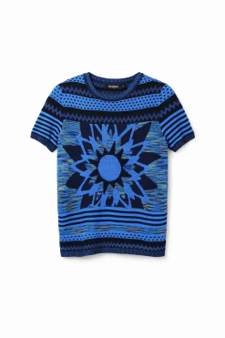 Camiseta punto flor