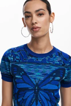 Camiseta punto mariposas
