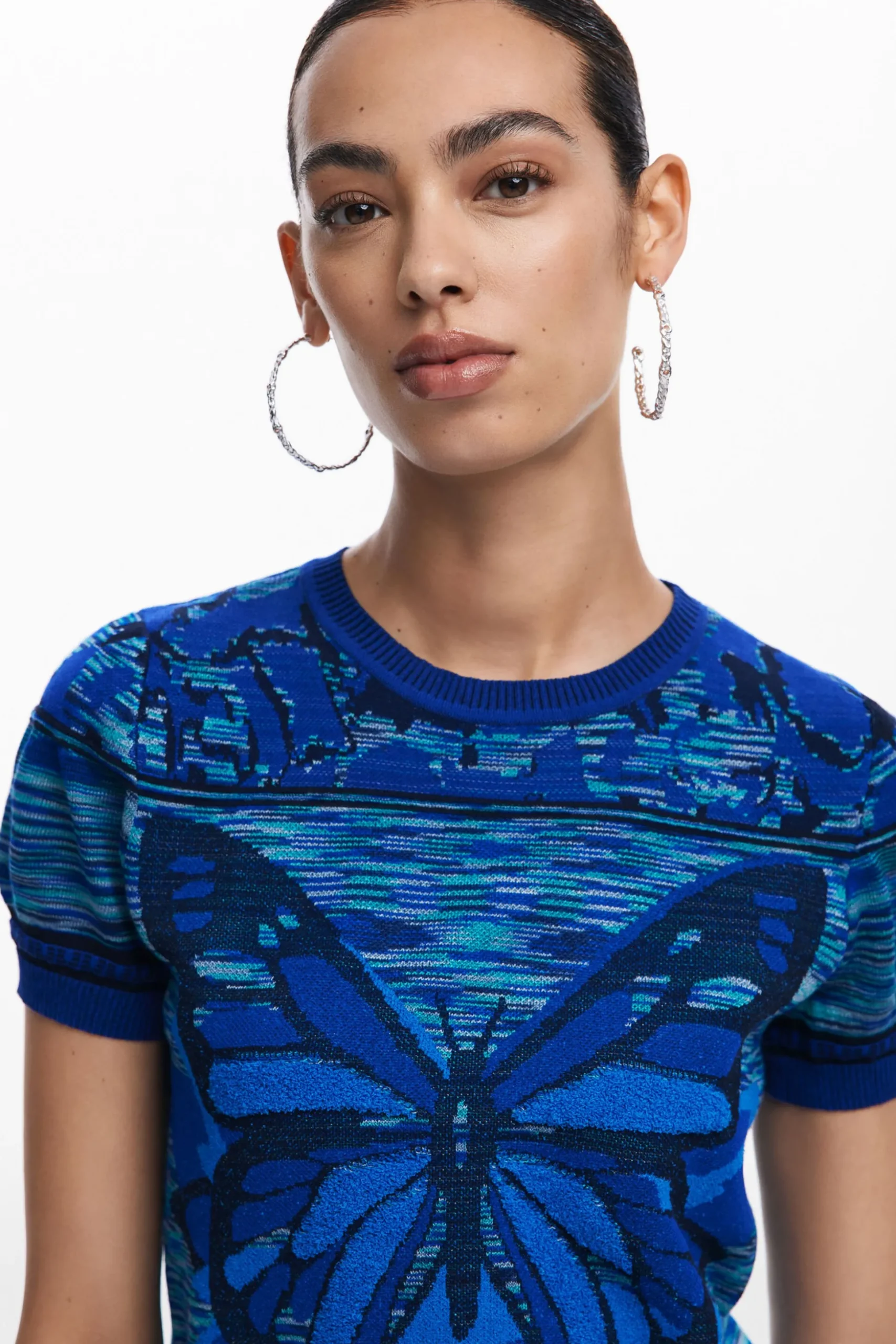 Camiseta punto mariposas