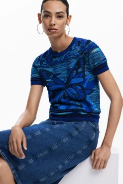 Camiseta punto mariposas