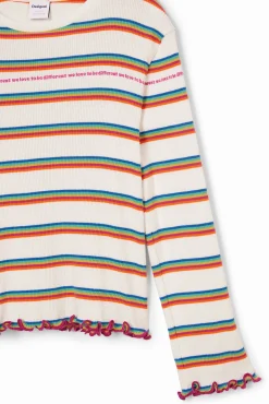 Camiseta rayas arcoiris