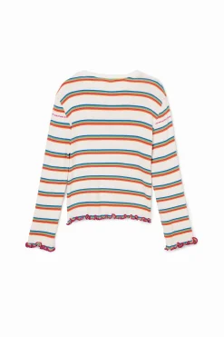 Camiseta rayas arcoiris