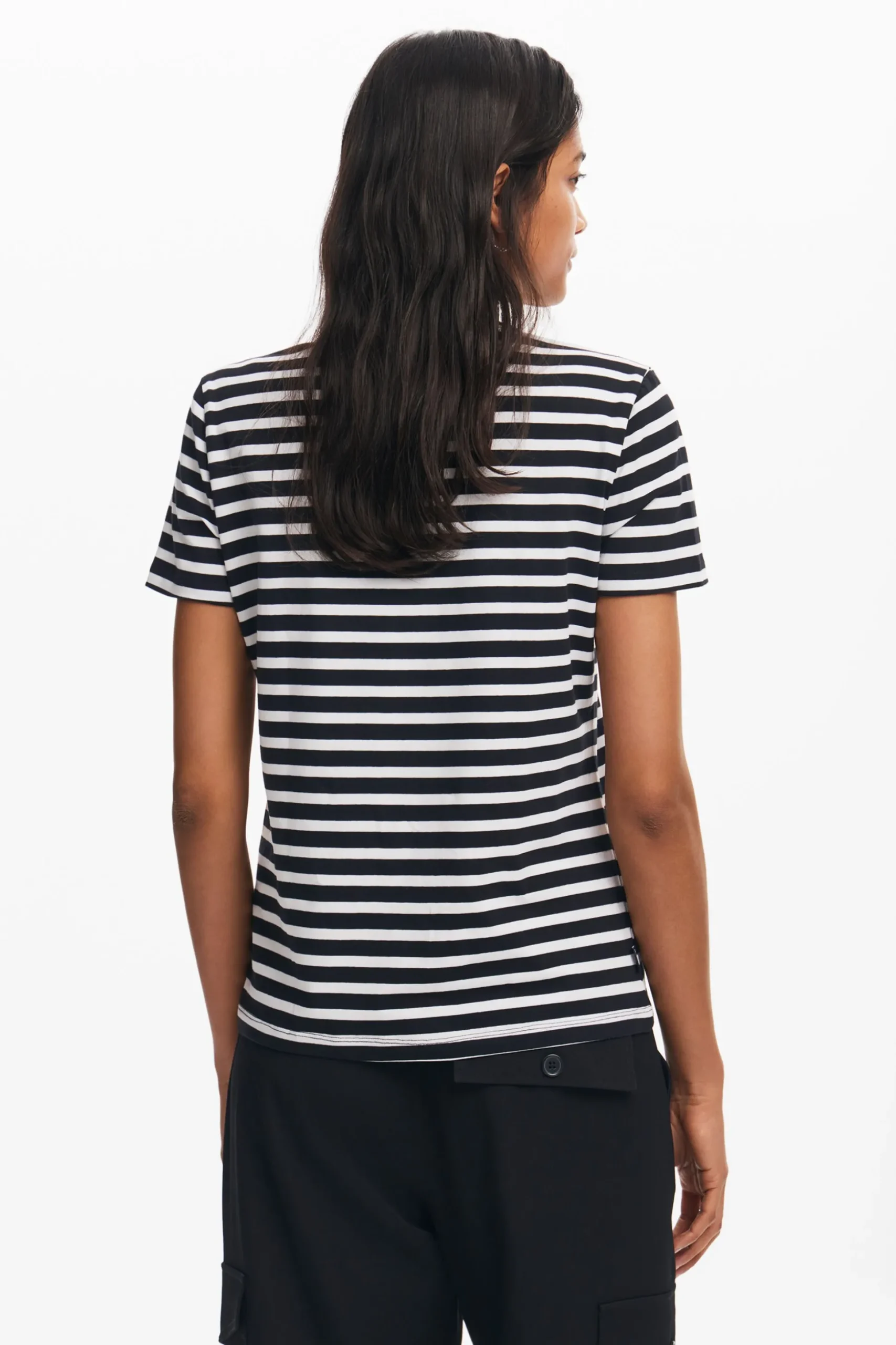 Camiseta rayas corazón