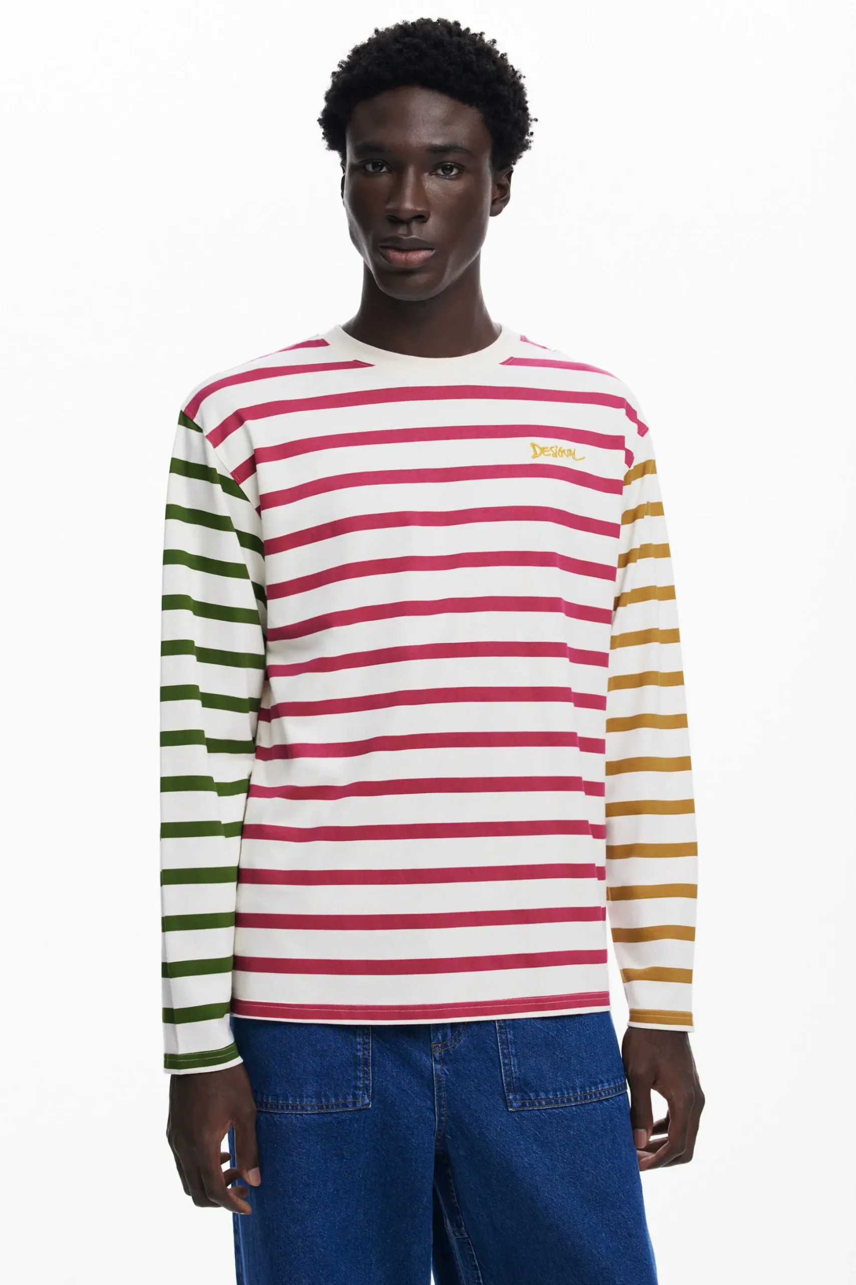 Camiseta rayas multicolor
