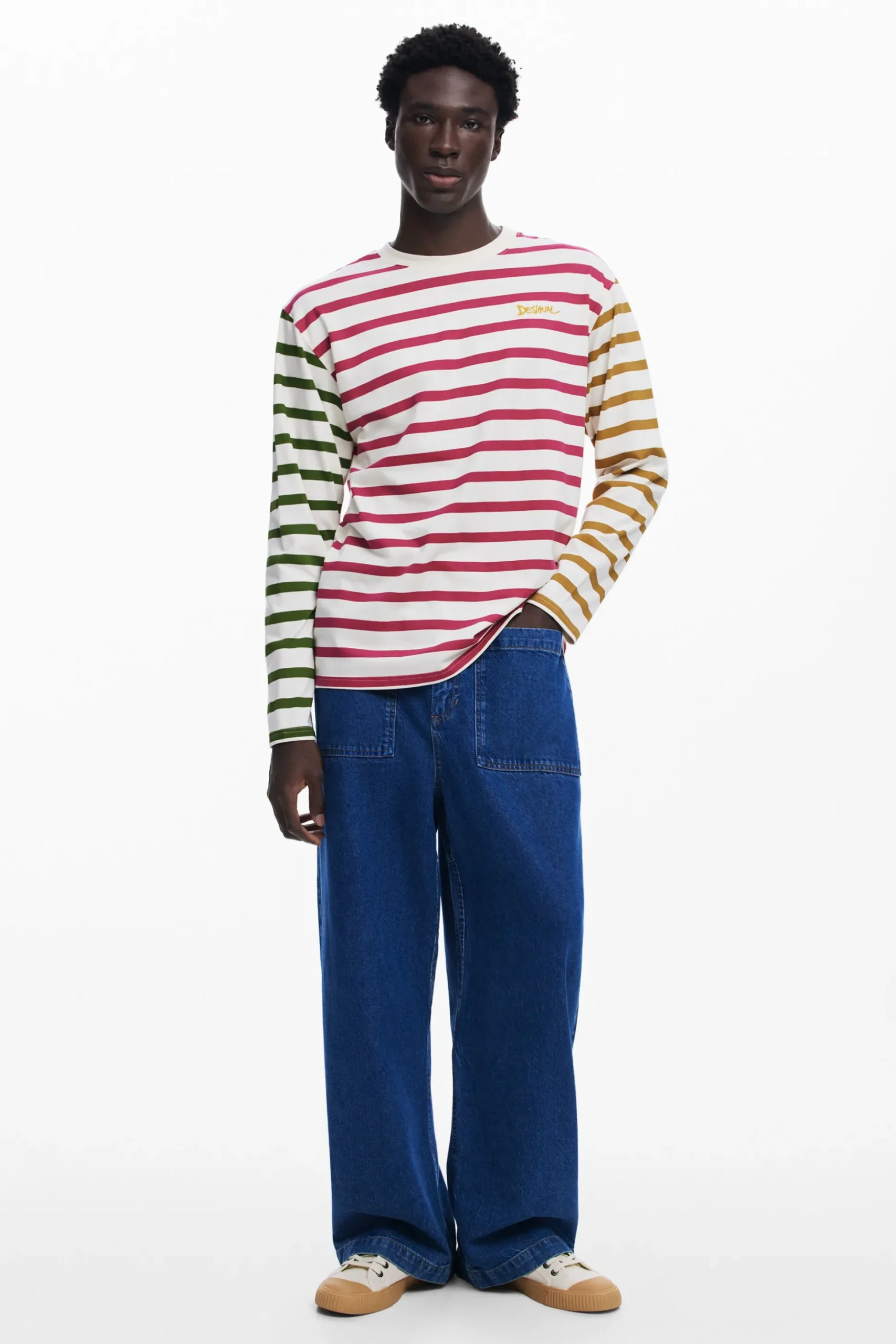 Camiseta rayas multicolor