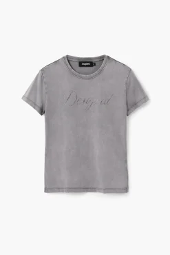 Camiseta slim strass