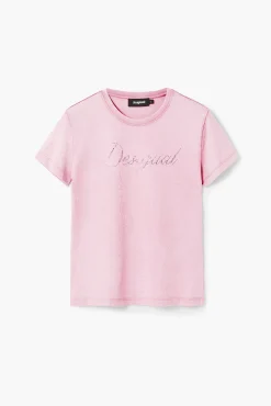 Camiseta slim strass