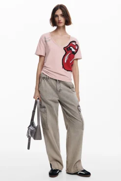 Camiseta strass The Rolling Stones