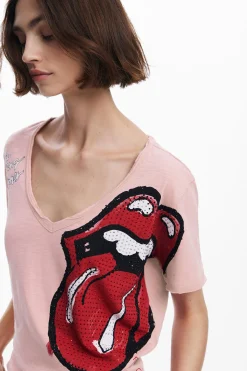 Camiseta strass The Rolling Stones