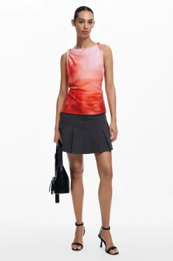 Camiseta tie-dye tirantes
