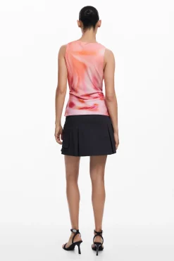 Camiseta tie-dye tirantes
