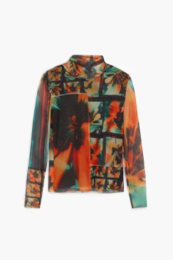 Camiseta tul estampada