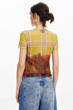 Camiseta tul estampado