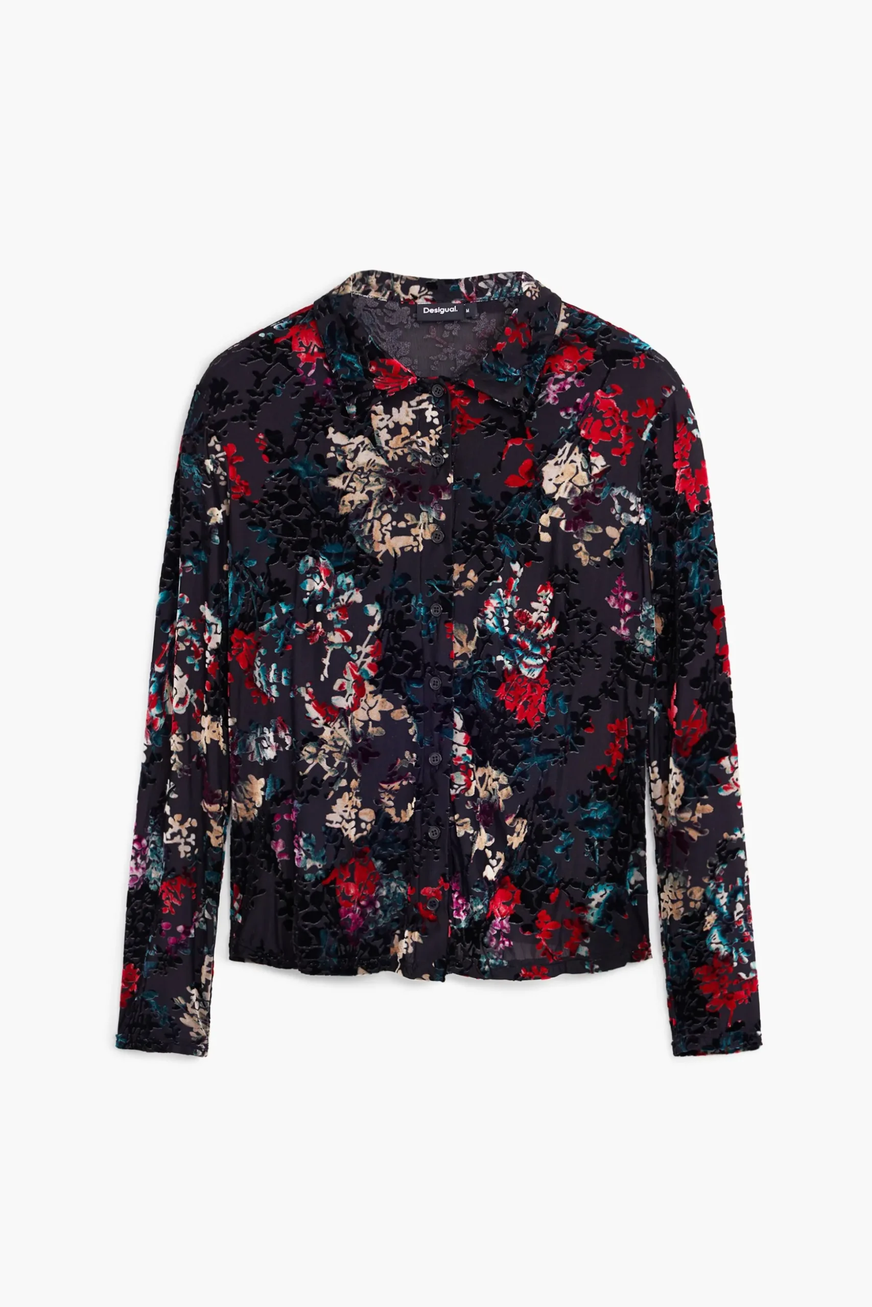 Camiseta tul estampado floral