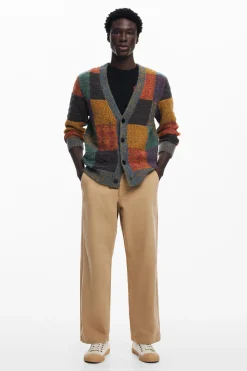 Cardigan cuadros